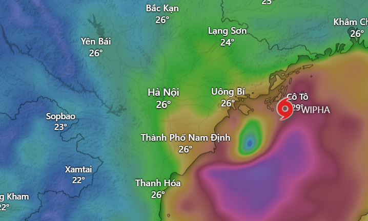 Tin bão mới nhất: Bão số 3 WIPHA áp sát Hưng Yên, Ninh Bình, Thanh Hóa, hướng đi và tác động của bão có gì bất thường?