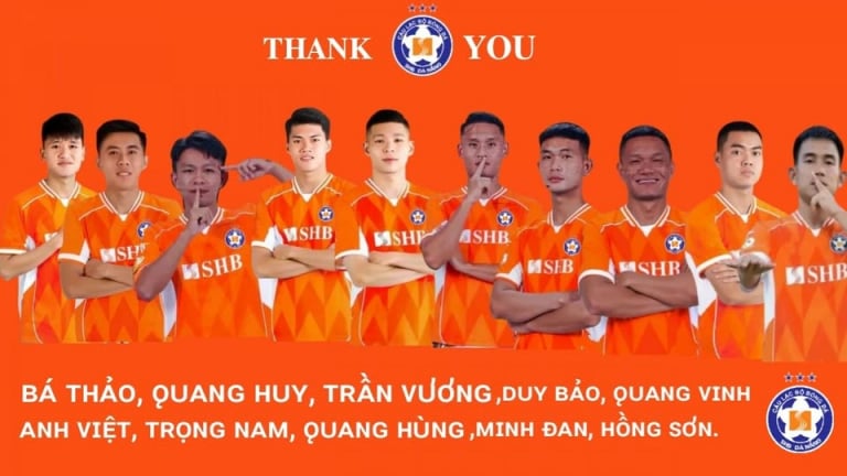 SHB Đà Nẵng thanh lọc đội hình, 10 cầu thủ nội phải ra đi gồm những ai?