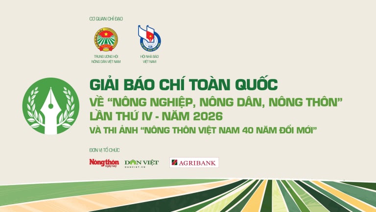 Trailer: Giải báo chí toàn quốc về nông nghiệp, nông dân, nông thôn 2026 và Thi ảnh nông thôn 40 năm Đổi mới