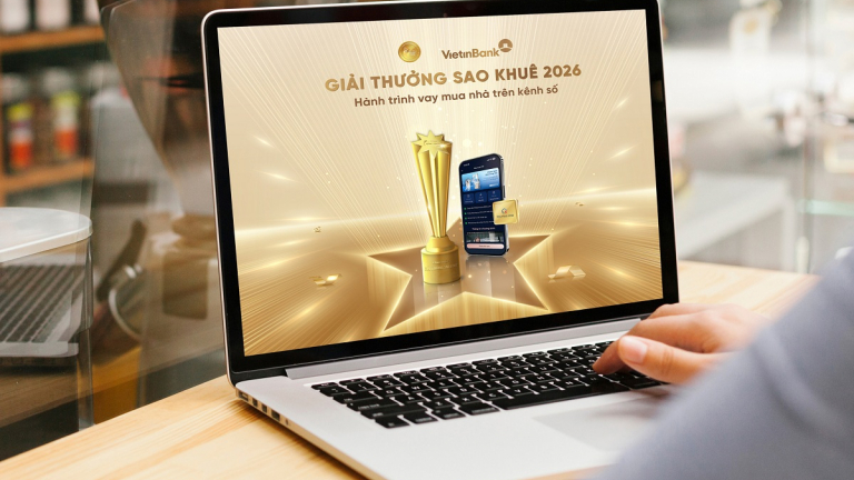 “Vay mua nhà trên kênh số” của VietinBank được vinh danh tại Sao Khuê 2026