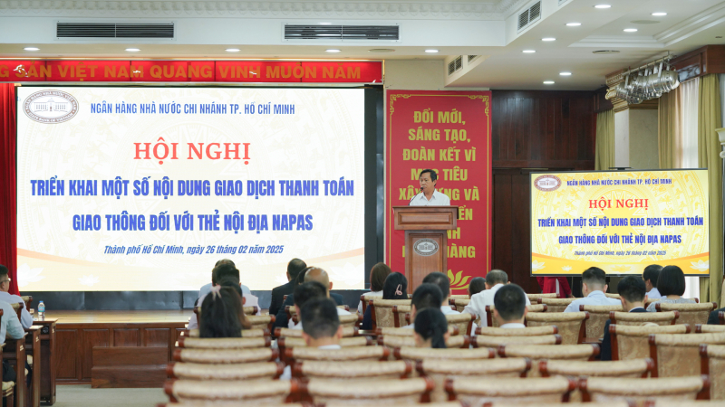 Ngân hàng Nhà nước TP. Hồ Chí Minh khuyến khích các ngân hàng tham gia mạng lưới thanh toán thẻ NAPAS trong giao thông