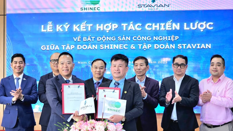 Tập đoàn Stavian bắt tay Shinec để bất động sản công nghiệp sinh thái