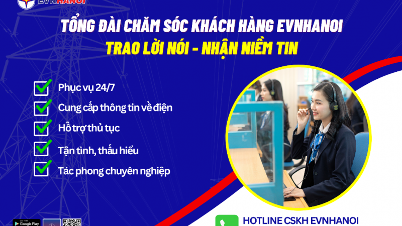 EVNHANOI ứng dụng Tổng đài thông minh SCC trên toàn bộ hệ sinh thái chăm sóc khách hàng