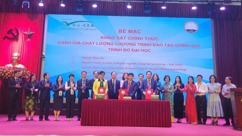 Kết quả kiểm định 6 chương trình đào tạo tại Học viện Báo chí và Tuyên truyền
