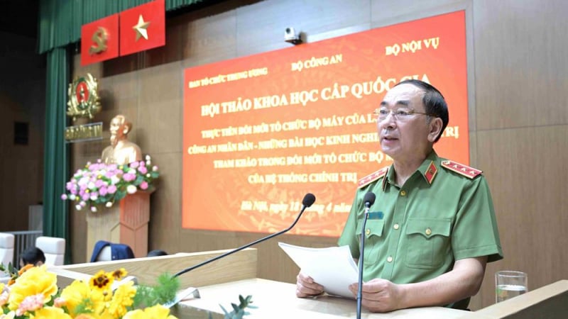 Bộ Công an tiếp tục chủ động bố trí sáp nhập hợp lý công an cấp tỉnh và công an cấp xã