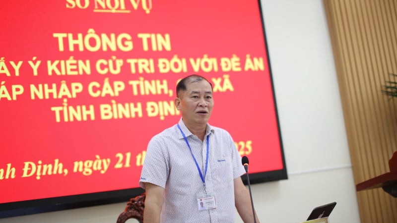 Đặt tên xã, phường mới gắn số thứ tự 1,2,3,4,5,6,7, Giám đốc Sở Nội vụ tỉnh Bình Định nói 'không chỉnh sửa'
