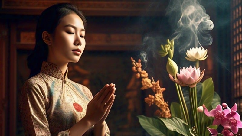 Văn khấn mùng 1 tháng 4 Âm lịch 2025 đầy đủ, chuẩn xác, cầu bình an, tài lộc cho gia đình