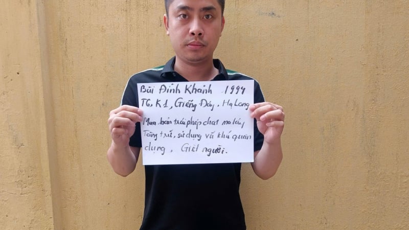 Quảng Ninh: Mở rộng chuyên án ma túy liên quan đến Bùi Đình Khánh, bắt giữ thêm 8 đối tượng, thu nhiều vũ khí nóng 