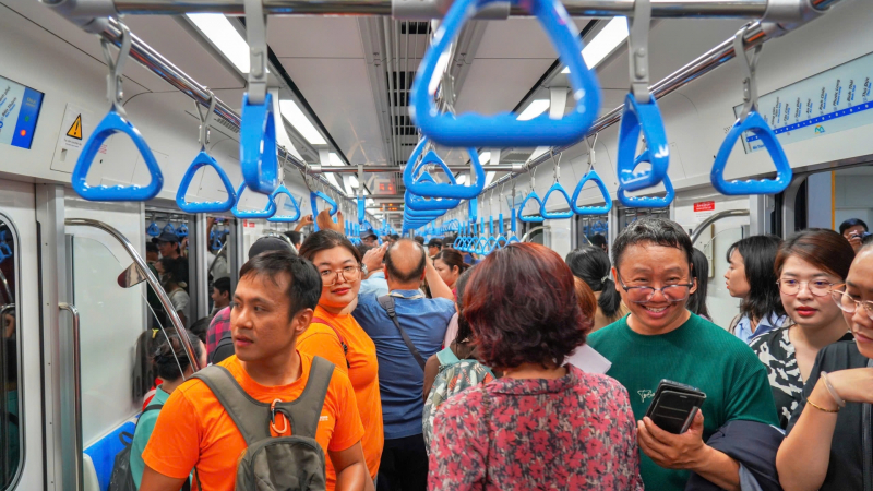  TP.HCM miễn phí đi tàu Metro dịp lễ