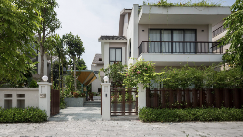 Cận cảnh biệt thự 300 m2 đẹp hài hòa, đậm gu thẩm mỹ tại Quốc Oai