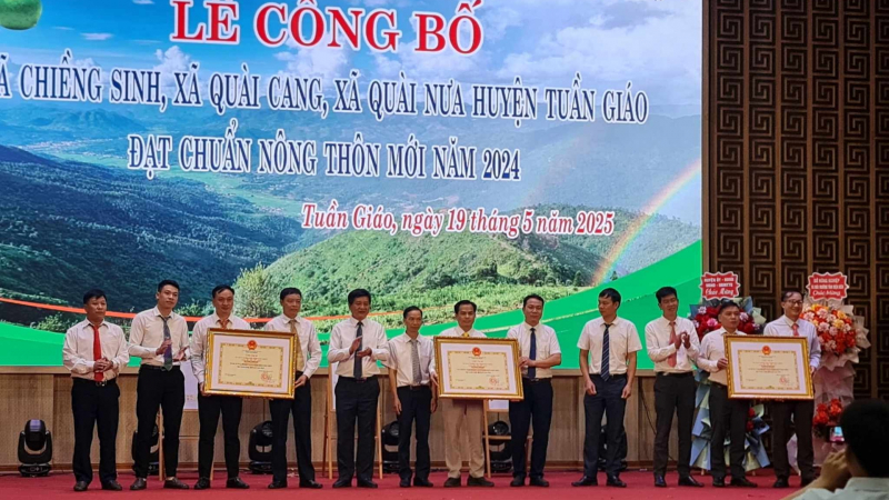 Điện Biên có thêm 3 xã đạt chuẩn nông thôn mới