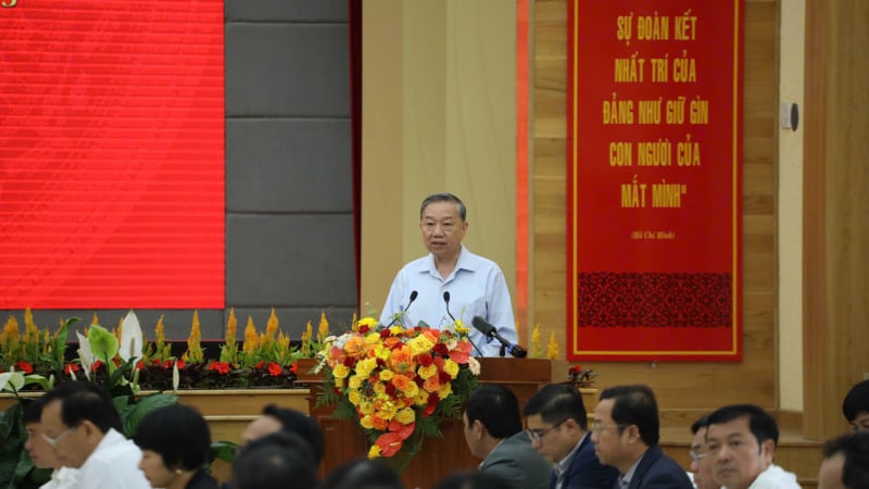 Tổng Bí thư Tô Lâm: Tỉnh Lâm Đồng mới có một không gian phát triển phong phú, giàu tiềm năng