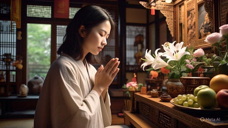 Văn khấn Rằm tháng 5 Âm lịch 2025 đầy đủ nhất, giúp cầu cát tường, may mắn, gia đình bình an