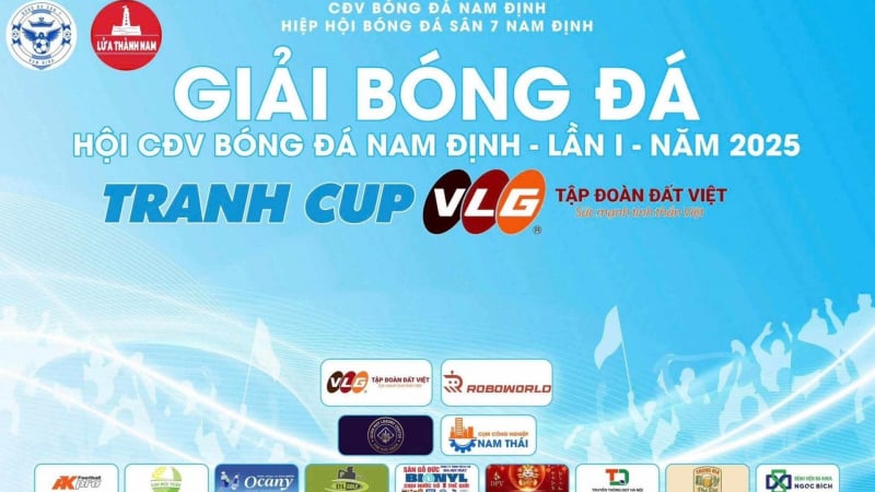 Giải bóng đá Hội CĐV Nam Định lần 1 /2025: Sân chơi sôi động, kết nối tình yêu bóng đá của người dân Thành Nam