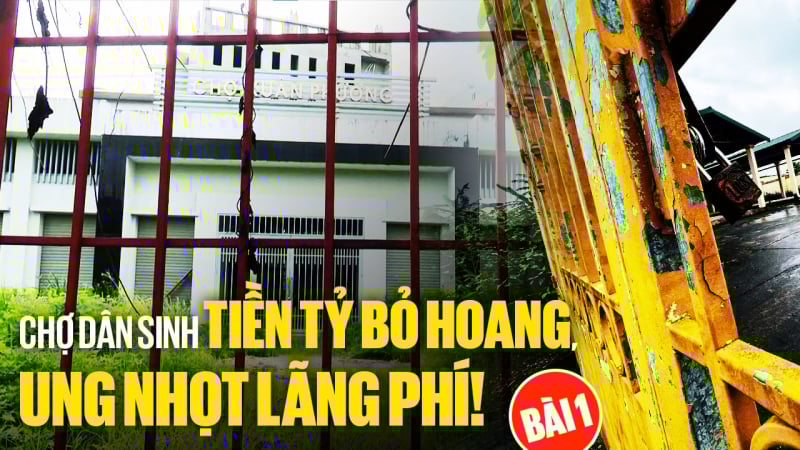 Chợ dân sinh tiền tỷ bỏ hoang, “ung nhọt” của lãng phí