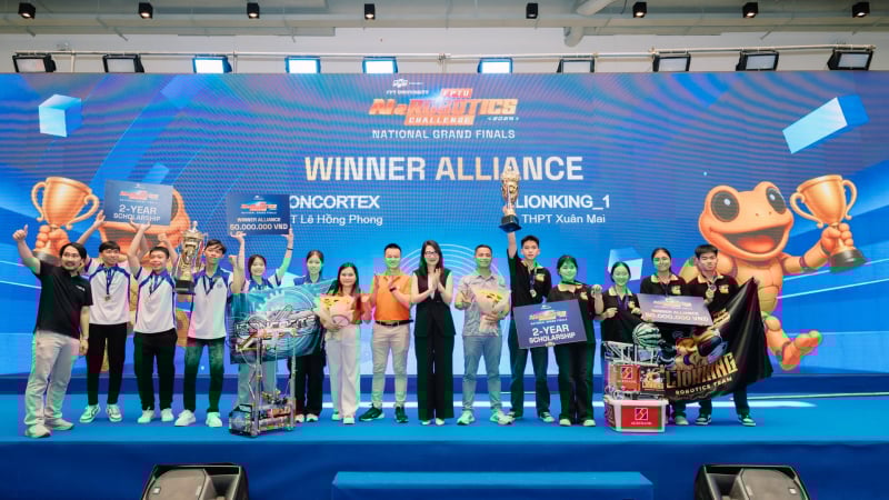 Quán quân cuộc thi AI và Robotics: 'Chúng em có được tinh thần không bao giờ bỏ cuộc”