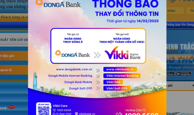 Sau khi 'về tay' HDBank, DongA Bank đổi tên thành Vikki Bank