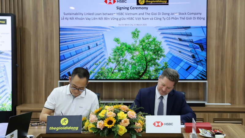 Lý do HSBC cấp khoản tín dụng thương mại liên kết bền vững cho Thế Giới Di Động?
