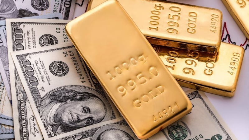 Giá vàng hôm nay 17/4: Đồng bạc xanh xuống đáy, vàng tăng 'sốc' trên mọi mặt trận