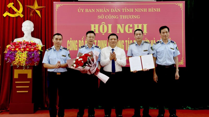 Ông Phan Thế Anh giữ chức Chi cục trưởng QLTT Ninh Bình 
