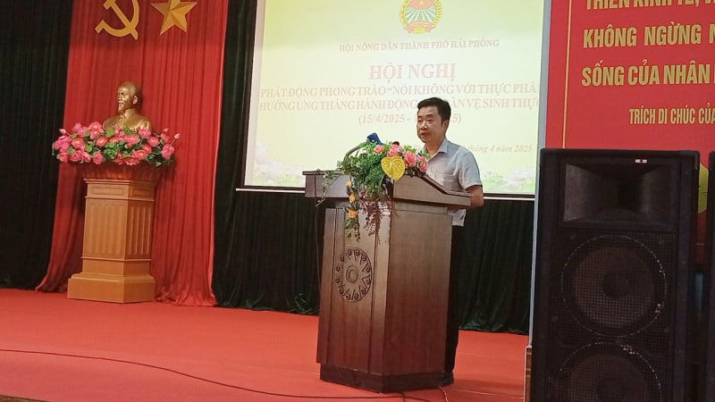 Hội Nông dân Hải Phòng phát động phong trào “Nông dân nói không với thực phẩm bẩn”