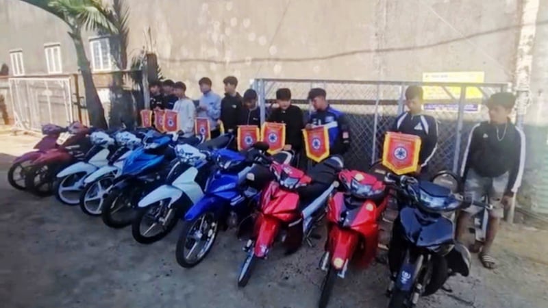 Ngăn chặn 20 thanh thiếu niên tụ tập đua xe trái phép trong dịp lễ 30/4