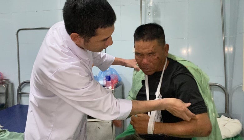 4 nạn nhân may mắn sống sót trong vụ sạt lở đất ở Lai Châu hiện đang được điều trị tích cực
