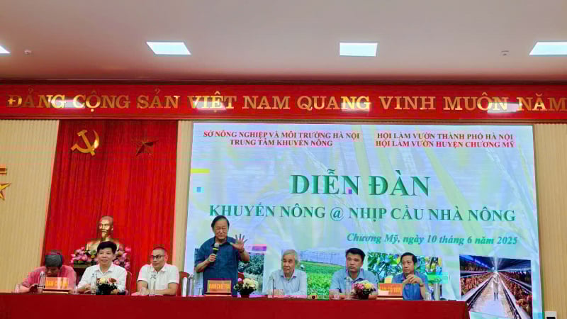 Nông dân Chương Mỹ hỏi - Chuyên gia trả lời: Những vấn đề nóng được giải đáp kịp thời tại Diễn đàn Khuyến nông @