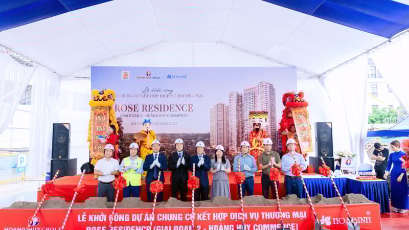 Tập đoàn Xây dựng Hòa Bình khởi công dự án 1.400 tỷ đồng tại Hải Phòng