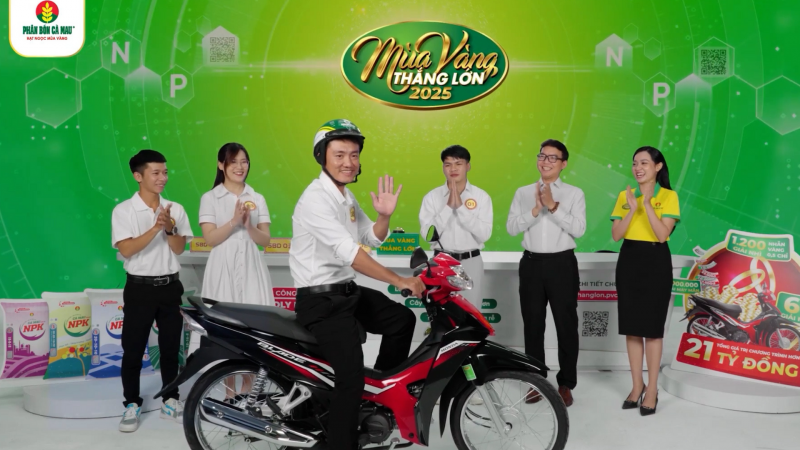 Mua NPK Cà Mau: Rước xe, rinh vàng, đón mùa vụ khởi sắc