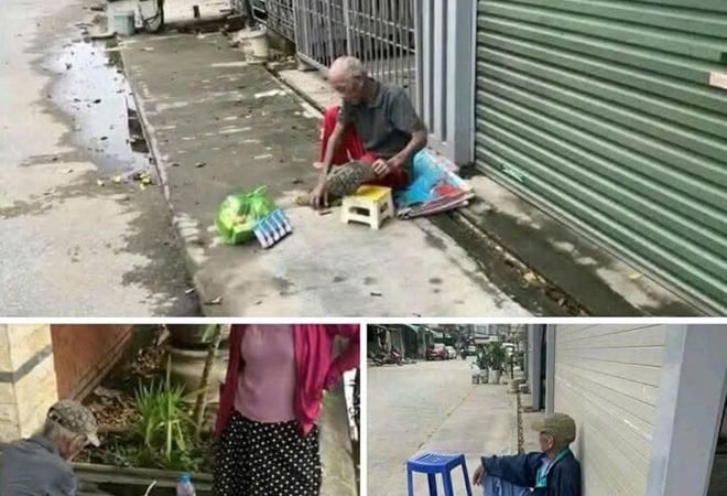 Thực hư việc cụ ông 70 tuổi ở Hải Phòng phải sống ở vỉa hè vì bị vợ con đẩy ra đường