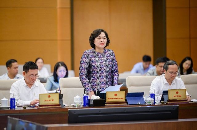 Thống đốc Nguyễn Thị Hồng nói gì về việc bổ sung một số điều của Luật Các tổ chức tín dụng?

