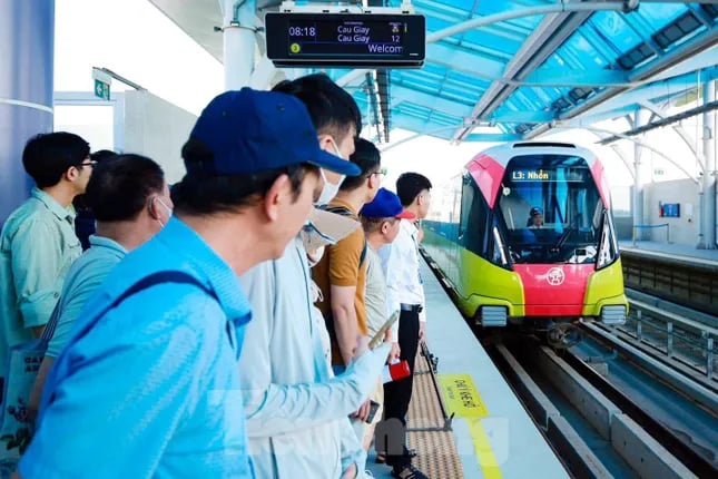 Giá vé đường sắt đô thị Hà Nội tăng 30 -40%