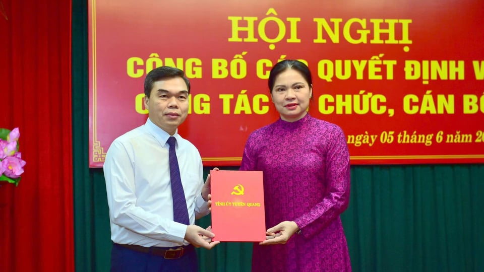 Tuyên Quang có tân Phó Bí thư Tỉnh ủy