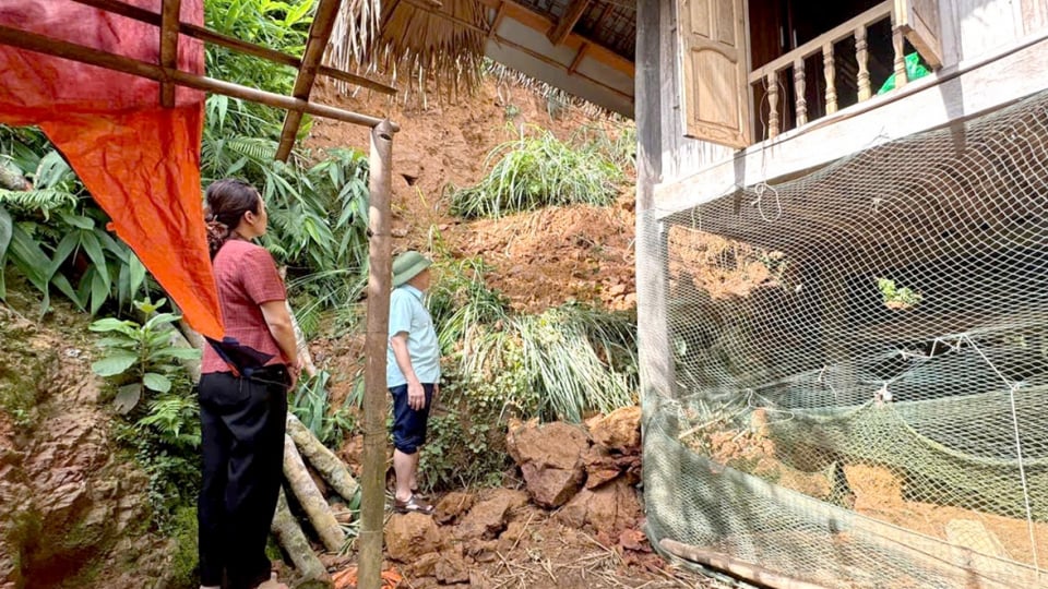 Tuyên Quang: Mưa lớn ở Tiên Yên khiến gần 50 hộ dân bị ảnh hưởng