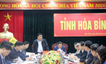 Hòa Bình phấn đấu chỉ tiêu tăng trưởng GRDP đạt trên 10% 