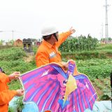 EVNHANOI khuyến cáo người dân không thả diều gần hành lang an toàn lưới điện