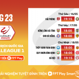 Lịch phát sóng trực tiếp vòng 23 V.League 2024/2025: Nóng bỏng trên toàn “mặt trận”!