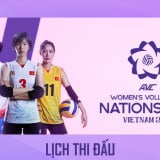 Lịch phát sóng trực tiếp giải bóng chuyền nữ AVC Nations Cup 2025 ngày 9/6