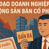 Hàng loạt sếp lớn bất động sản bán cổ phiếu vì tài chính cá nhân