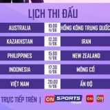 Lịch phát sóng trực tiếp giải bóng chuyền nữ AVC Nations Cup 2025 ngày 11/6