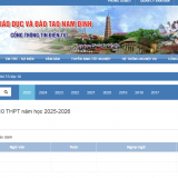 Lịch công bố điểm thi vào lớp 10 năm 2025-2026 của Nam Định: Phó Giám đốc Sở GDĐT thông tin 