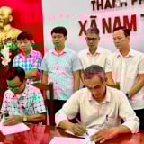 Vừa về với Hải Phòng, Chủ tịch UBND, bí thư, trưởng thôn một xã của tỉnh Hải Dương cũ cùng ký một cam kết quan trọng