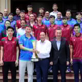 Bộ trưởng Nguyễn Văn Hùng chúc mừng đội tuyển U23 Việt Nam vô địch U23 Đông Nam Á