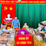 Hội Nông dân tỉnh Thái Nguyên kiểm tra công tác chuẩn bị Đại hội Đảng tại các xã mới sáp nhập