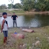 Hai cháu nhỏ rủ nhau đi chơi từ sáng, đến chiều người dân bàng hoàng phát hiện 2 thi thể dưới hồ nước
