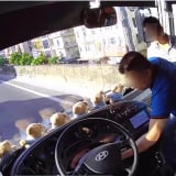 Công an đã làm việc với tài xế ô tô giật chìa khóa xe khách trên Vành đai 3, Hà Nội 