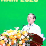 Chủ tịch T.Ư Hội Nông dân Việt Nam Lương Quốc Đoàn nêu các vấn đề trọng tâm các cấp Hội ở Nghệ An cần ưu tiên thực hiện