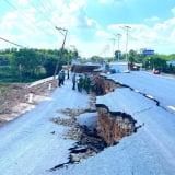 Đường dẫn vào cầu mới khánh thành 15 ngày đã sụp, lún: Hồ sơ nhà thầu thi công Vũ Hoan