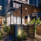 'Lột xác' ngôi nhà phố 380 m2 ở Nhà Bè với diện mạo hiện đại và không gian xanh mát